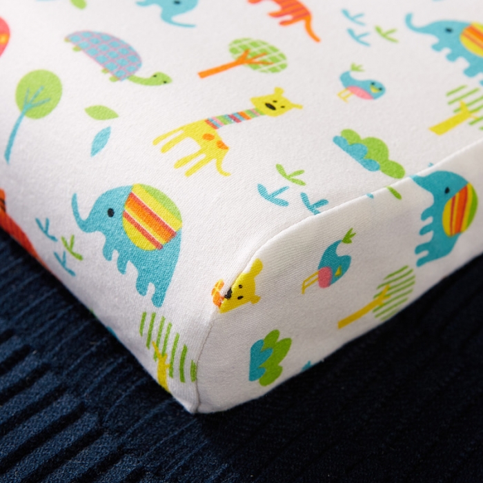 91家纺网 家纺一手货源 找家纺 （总）萌番宝枕业儿童天然乳胶枕拉链（含内外套）27*44cm