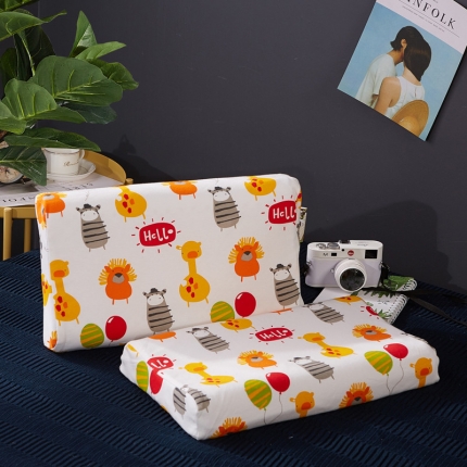 91家纺网 家纺一手货源 找家纺 （总）萌番宝枕业儿童天然乳胶枕拉链（含内外套）27*44cm