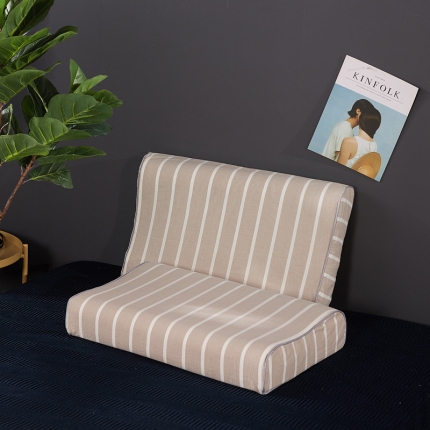 91家纺网 家纺一手货源 找家纺 萌番宝2022无印水洗天然乳胶枕芯枕头含质检直播供货慕卡咖条