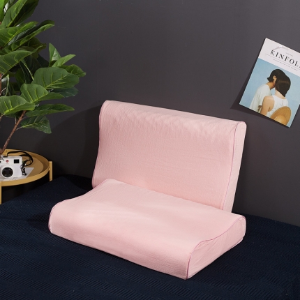 91家纺网 家纺一手货源 找家纺 萌番宝2022无印水洗天然乳胶枕芯枕头含质检直播供货 嫩粉桃