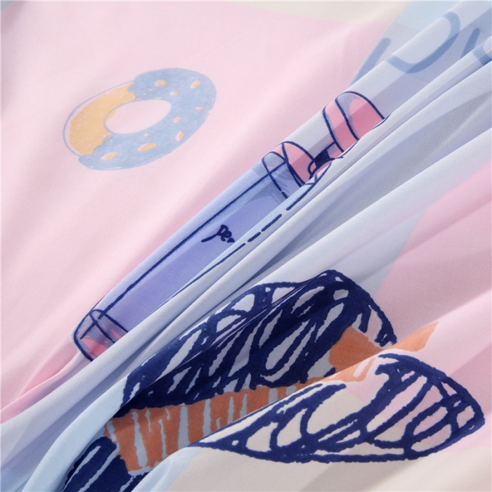 91家纺网 家纺一手货源 找家纺 赫然家纺 新款80g芦荟棉单品床单 海底世界