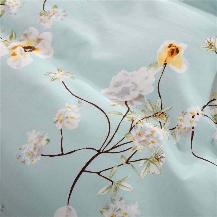 91家纺网 家纺一手货源 找家纺 赫然家纺 新款80g芦荟棉单品床单 情谊正浓