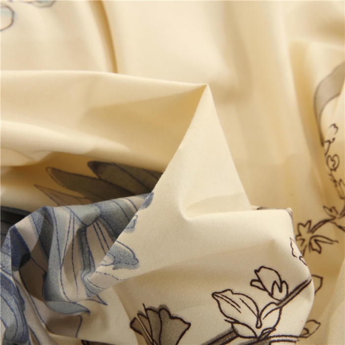 91家纺网 家纺一手货源 找家纺 赫然家纺 新款80g芦荟棉单品床单 似水流年