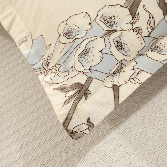 91家纺网 家纺一手货源 找家纺 赫然家纺 芦荟棉单品枕套一对48*74 似水流年