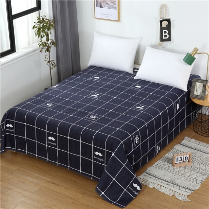 91家纺网 家纺一手货源 找家纺 （总）赫然家纺 新款80g芦荟棉单品床单