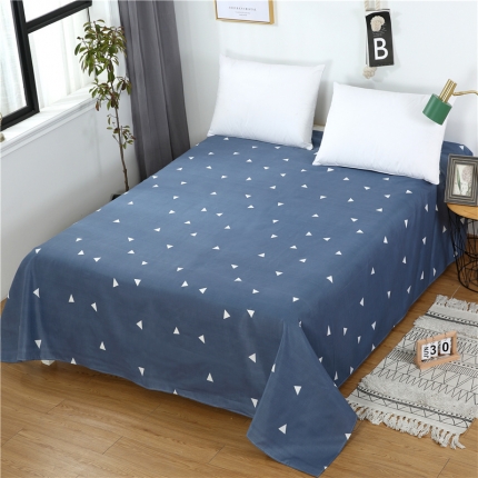 赫然家纺 新款80g芦荟棉单品床单思绪