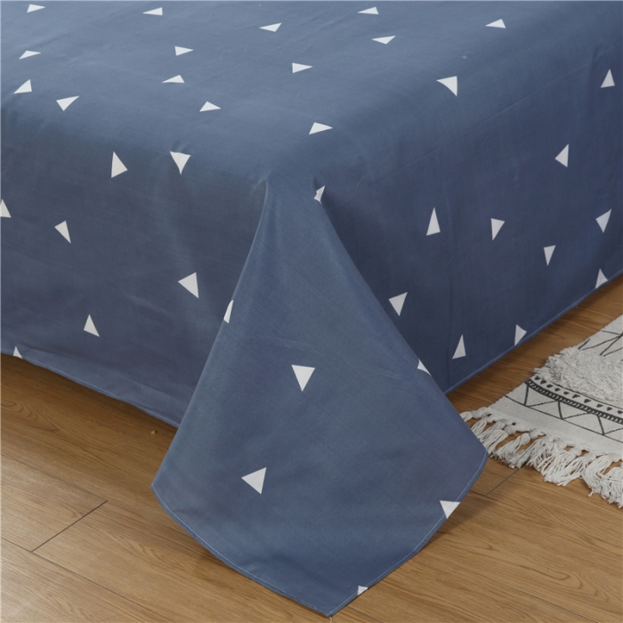 91家纺网 家纺一手货源 找家纺 赫然家纺 新款80g芦荟棉单品床单思绪