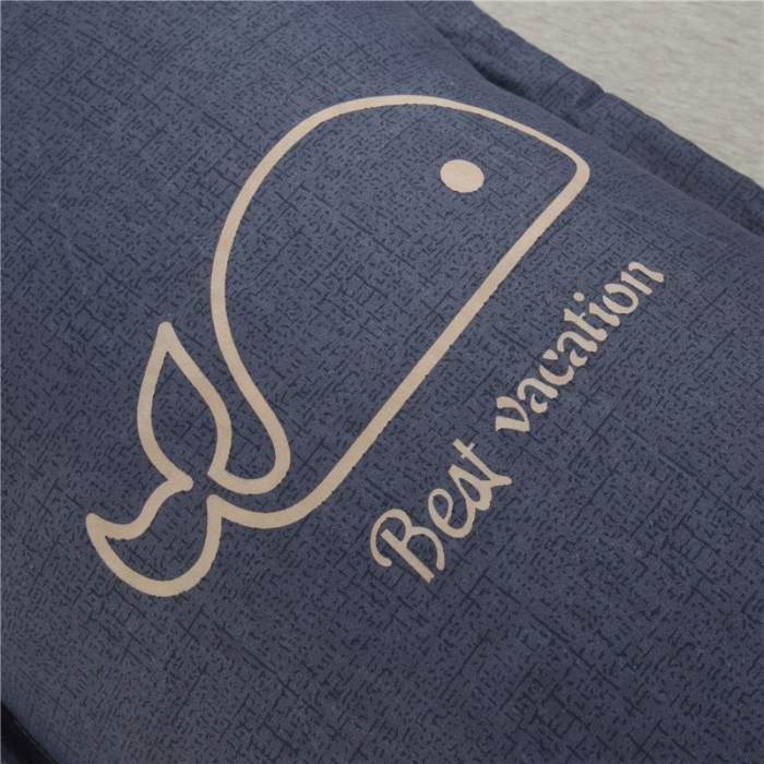 91家纺网 家纺一手货源 找家纺 赫然家纺 芦荟棉单品枕套一对48*74鲸鱼