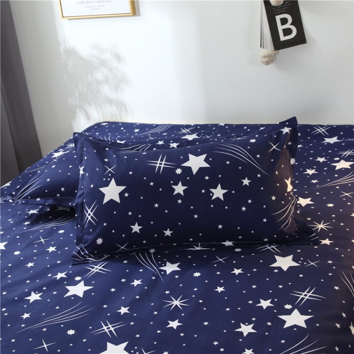 91家纺网 家纺一手货源 找家纺 赫然家纺 新款芦荟棉单品被套流星雨