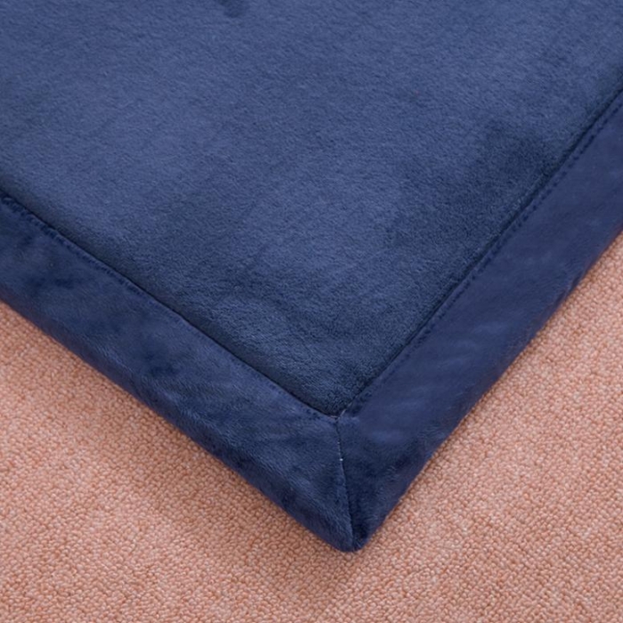 91家纺网 家纺一手货源 找家纺 柠萌家居 地垫地毯飘窗垫宝宝爬行垫纯色地垫 深蓝色