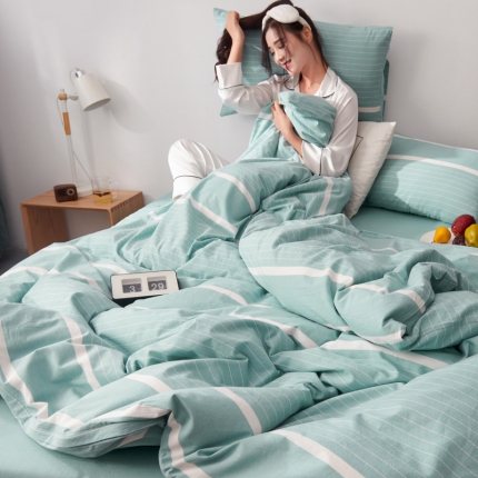 91家纺网 家纺一手货源 找家纺 （总）柠萌家居 2019全棉水洗棉单被套