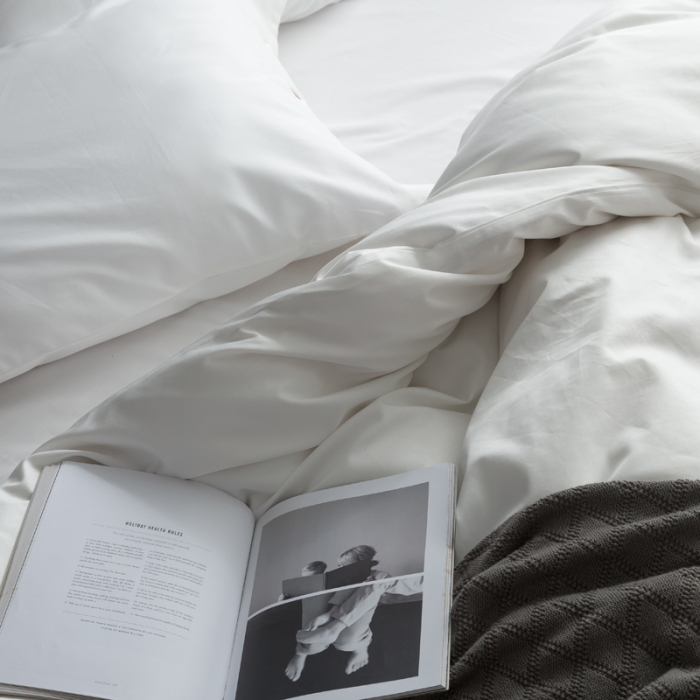 91家纺网 家纺一手货源 找家纺 涞澳家纺 长绒棉素色四件套 贵族白