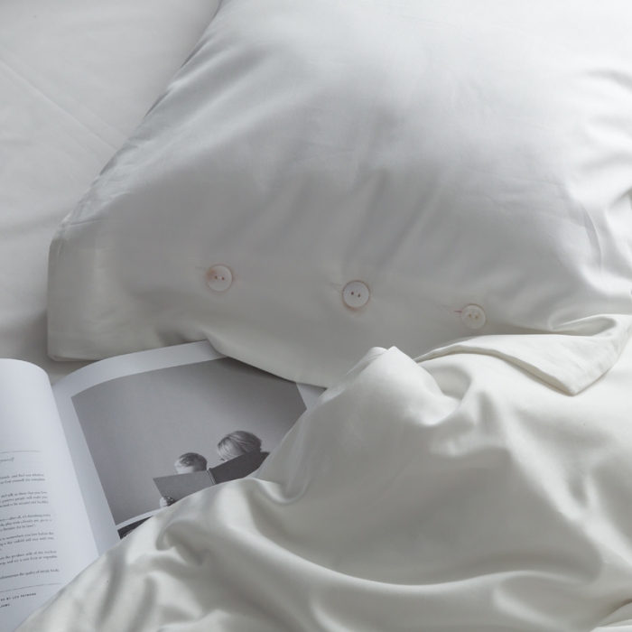 91家纺网 家纺一手货源 找家纺 涞澳家纺 长绒棉素色四件套 贵族白