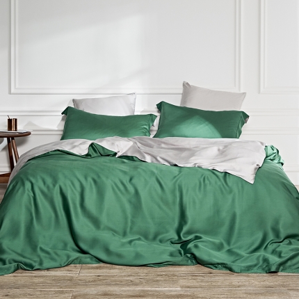 91家纺网 家纺一手货源 找家纺 （总）涞澳 2019新款60天丝双拼套件