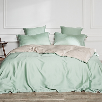 91家纺网 家纺一手货源 找家纺 （总）涞澳 2019新款60天丝双拼套件