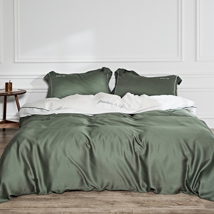 91家纺网 家纺一手货源 找家纺 （总）涞澳 2019新款60天丝工艺款套件