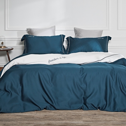 91家纺网 家纺一手货源 找家纺 （总）涞澳 2019新款60天丝工艺款套件