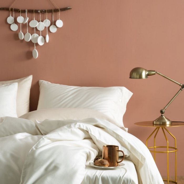 91家纺网 家纺一手货源 找家纺 涞澳家纺 2019新款60长绒棉平色简易四件套 贵族白