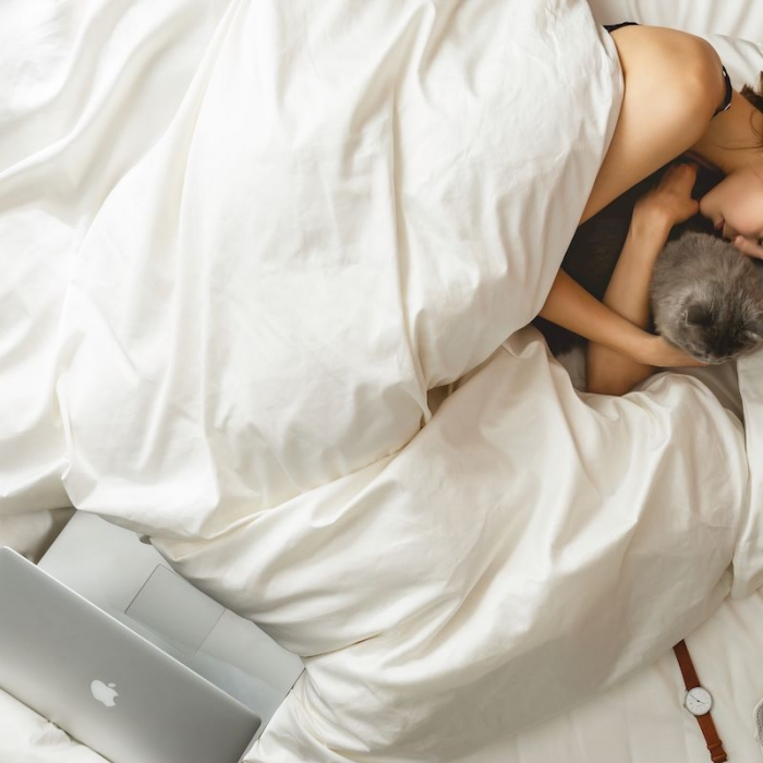 91家纺网 家纺一手货源 找家纺 涞澳家纺 2019新款60长绒棉平色简易四件套 贵族白