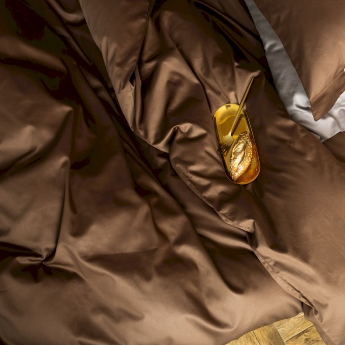 91家纺网 家纺一手货源 找家纺 涞澳家纺 2019新款60长绒棉平色简易四件套 星巴咖