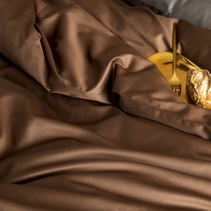 91家纺网 家纺一手货源 找家纺 涞澳家纺 2019新款60长绒棉平色简易四件套 星巴咖