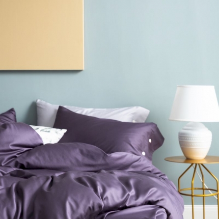 91家纺网 家纺一手货源 找家纺 （总）涞澳家纺 2019新款60长绒棉平色简易四件套