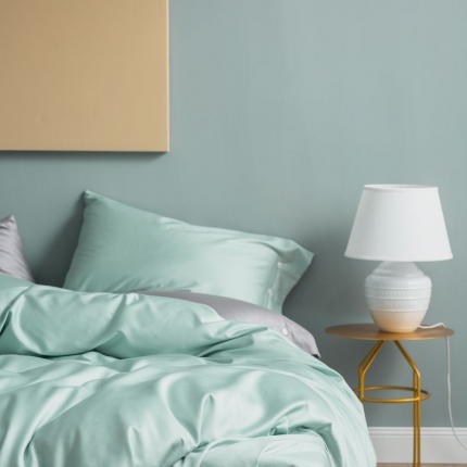 91家纺网 家纺一手货源 找家纺 （总）涞澳家纺 2019新款60长绒棉平色简易四件套