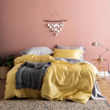 91家纺网 家纺一手货源 找家纺 （总）涞澳家纺 2019新款60长绒棉平色二简易四件套