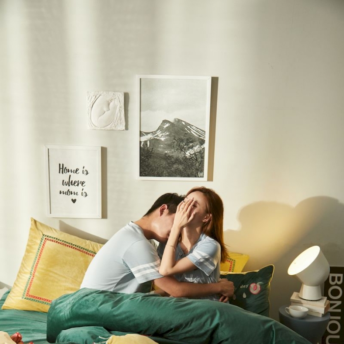 91家纺网 家纺一手货源 找家纺 涞澳 2019新款澳绒系列四件套 水果—绿