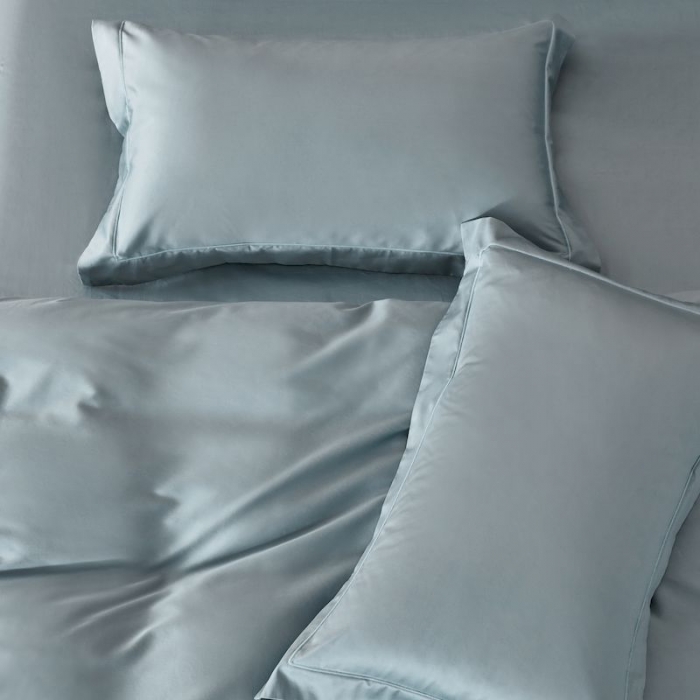 91家纺网 家纺一手货源 找家纺 涞澳 2019新款100支素色双股匹马棉四件套 伯爵兰