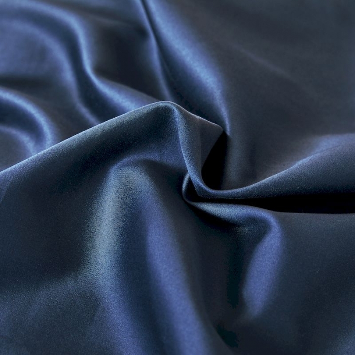 91家纺网 家纺一手货源 找家纺 涞澳 2019新款100支素色双股匹马棉四件套 帝王蓝