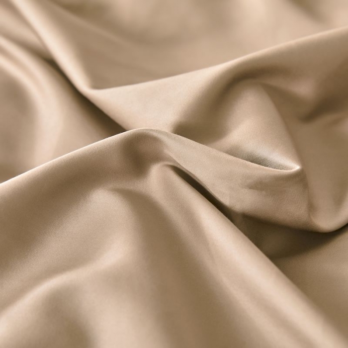 91家纺网 家纺一手货源 找家纺 涞澳 2019新款100支素色双股匹马棉四件套 琥珀色