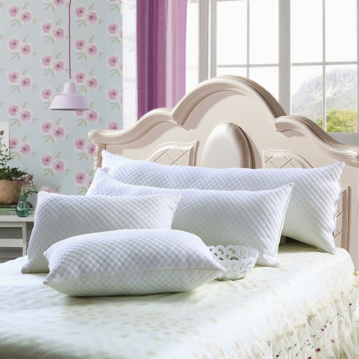 91家纺网 家纺一手货源 找家纺 锦绣万家 双人枕芯双人枕头情侣枕