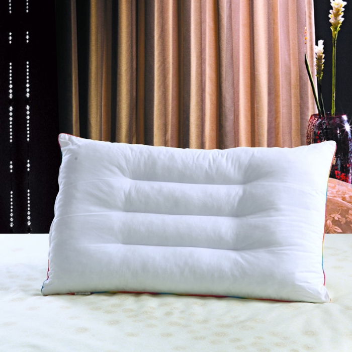 91家纺网 家纺一手货源 找家纺 锦绣万家 2017双人枕头情侣枕芯七彩决明子长枕头