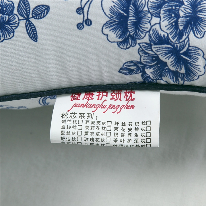 91家纺网 家纺一手货源 找家纺 锦绣万家 2017双人枕芯青花瓷长枕头情侣枕