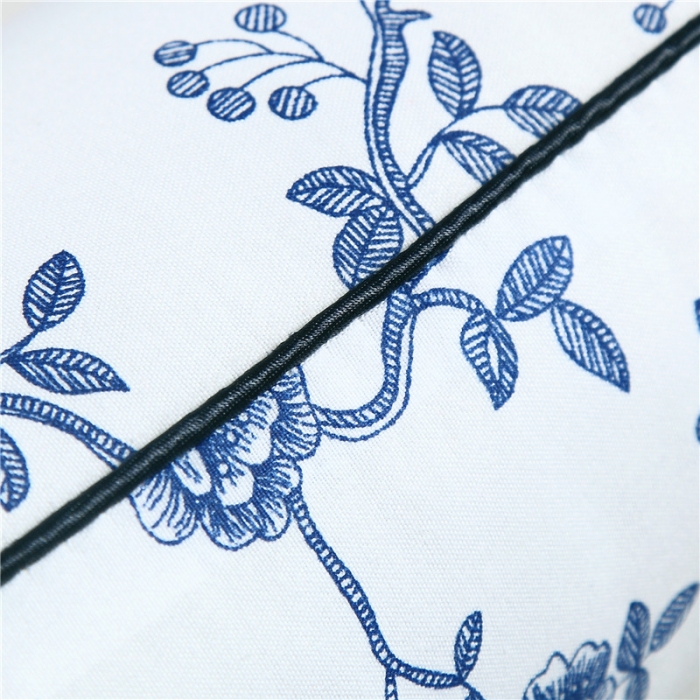 91家纺网 家纺一手货源 找家纺 锦绣万家 2017双人枕芯青花瓷长枕头情侣枕