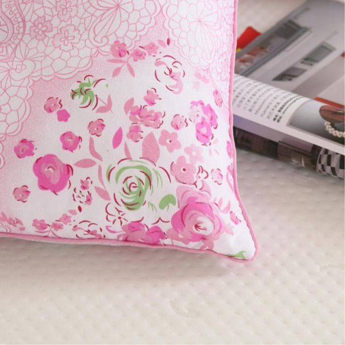 91家纺网 家纺一手货源 找家纺 锦绣万家  春暖花开舒适双人枕头情侣枕芯加长枕头芯