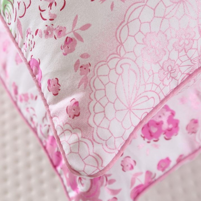 91家纺网 家纺一手货源 找家纺 锦绣万家  春暖花开舒适双人枕头情侣枕芯加长枕头芯