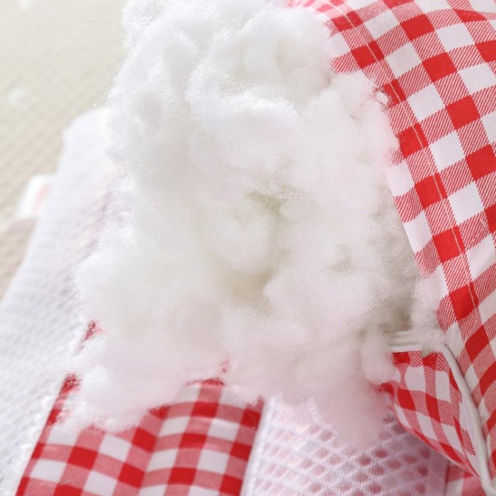 91家纺网 家纺一手货源 找家纺 锦绣万家 三明治透气双人枕芯长枕头情侣枕