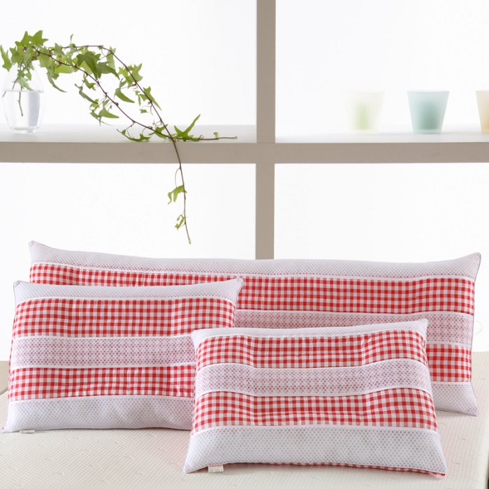 91家纺网 家纺一手货源 找家纺 锦绣万家 三明治透气双人枕芯长枕头情侣枕