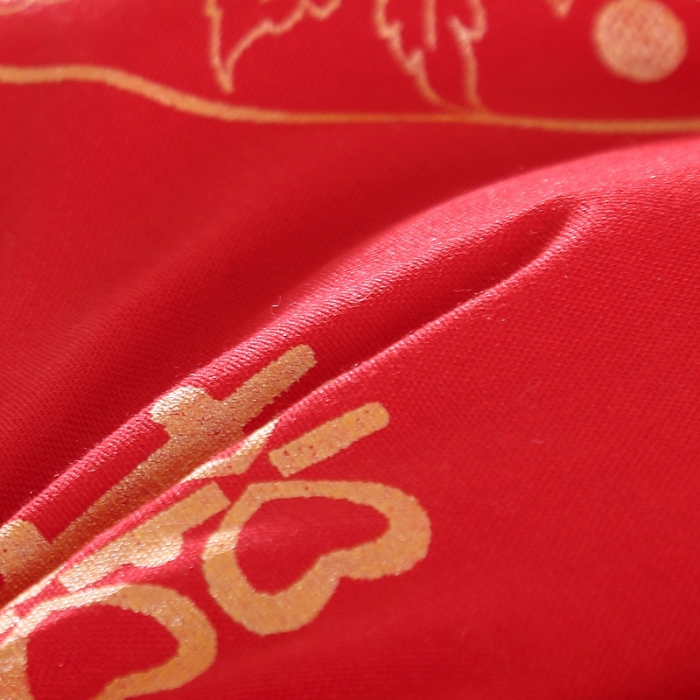 91家纺网 家纺一手货源 找家纺 锦绣万家 天长地久婚庆枕头双人枕芯情侣枕头大红