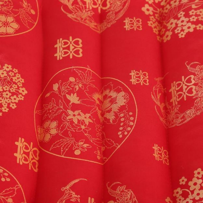 91家纺网 家纺一手货源 找家纺 锦绣万家 天长地久婚庆枕头双人枕芯情侣枕头大红