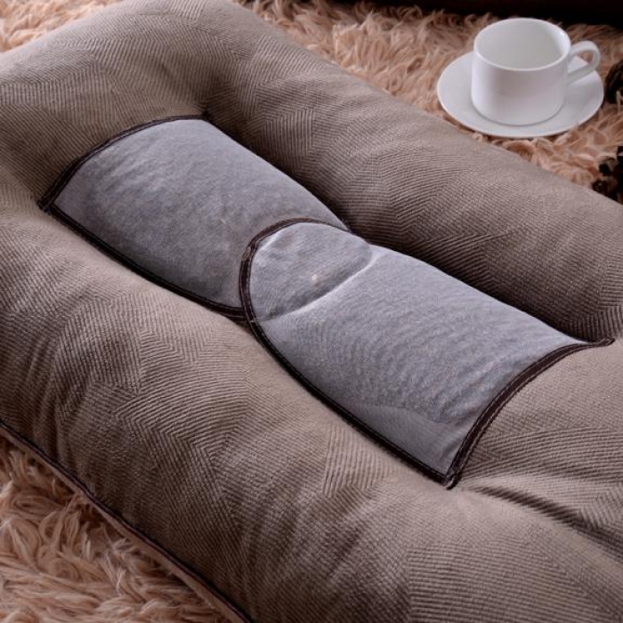 91家纺网 家纺一手货源 找家纺 锦绣万家 灯芯绒决明子药包枕头枕芯咖色