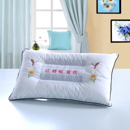 91家纺网 家纺一手货源 找家纺 （总）锦绣万家 决明子儿童枕绣花款30*50cm