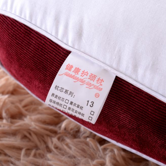 91家纺网 家纺一手货源 找家纺 锦绣万家 灯芯绒立体决明子枕头枕芯