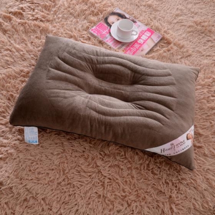 锦绣万家 决明子浪琴枕头枕芯2色深棕色