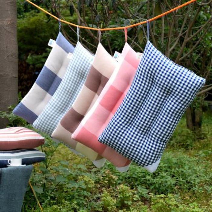 91家纺网 家纺一手货源 找家纺 简约风全棉水洗棉羽丝绒枕头枕芯