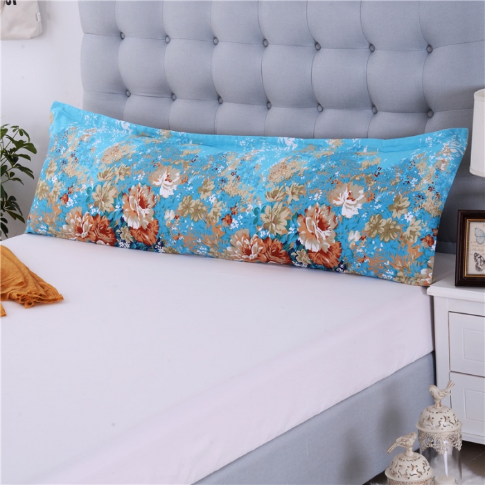 91家纺网 家纺一手货源 找家纺 双人枕套双人枕头套全棉纯棉枕套 爱丽丝-兰