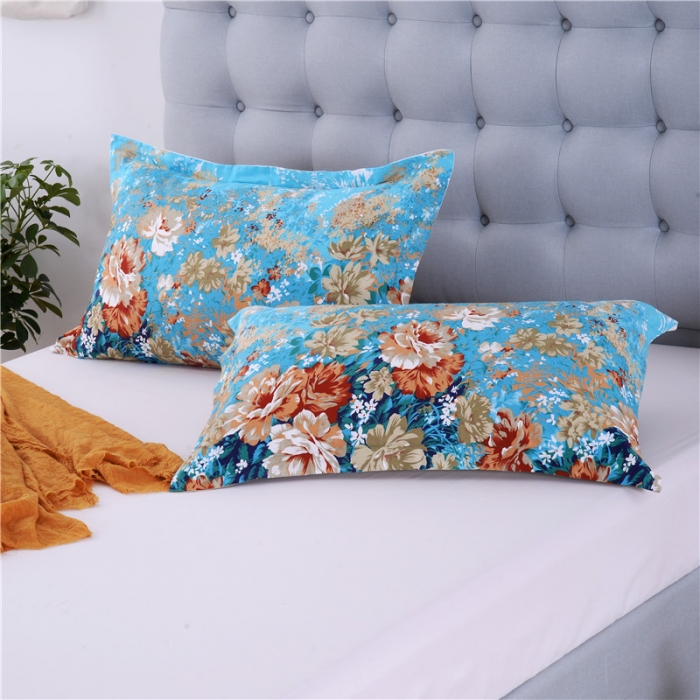 91家纺网 家纺一手货源 找家纺 双人枕套双人枕头套全棉纯棉枕套 爱丽丝-兰