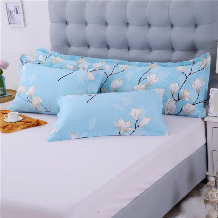 91家纺网 家纺一手货源 找家纺 双人枕套双人枕芯套纯棉枕套 陌香